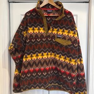 Patagonia Lightweight Synchilla Snap-T Fleece Pullover - Size L